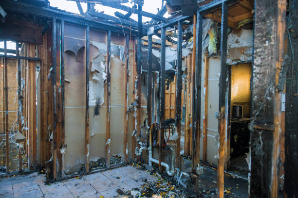 Professional Emergency Fire Cleanup technician working in Lumberton, NJ
